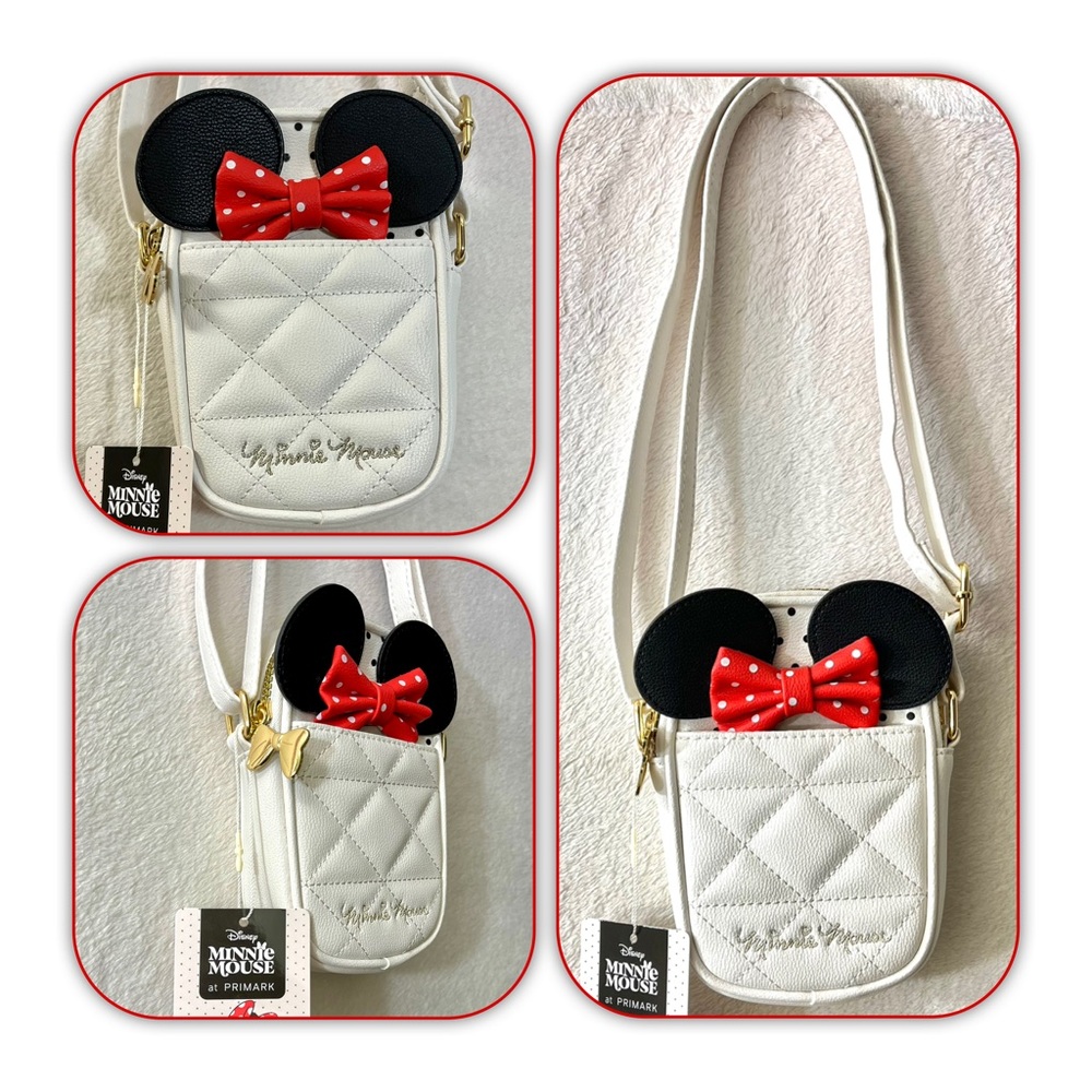 NWT Minnie Mouse Disney Quilted Crossbody Bag/ Purse/ Phone Holder